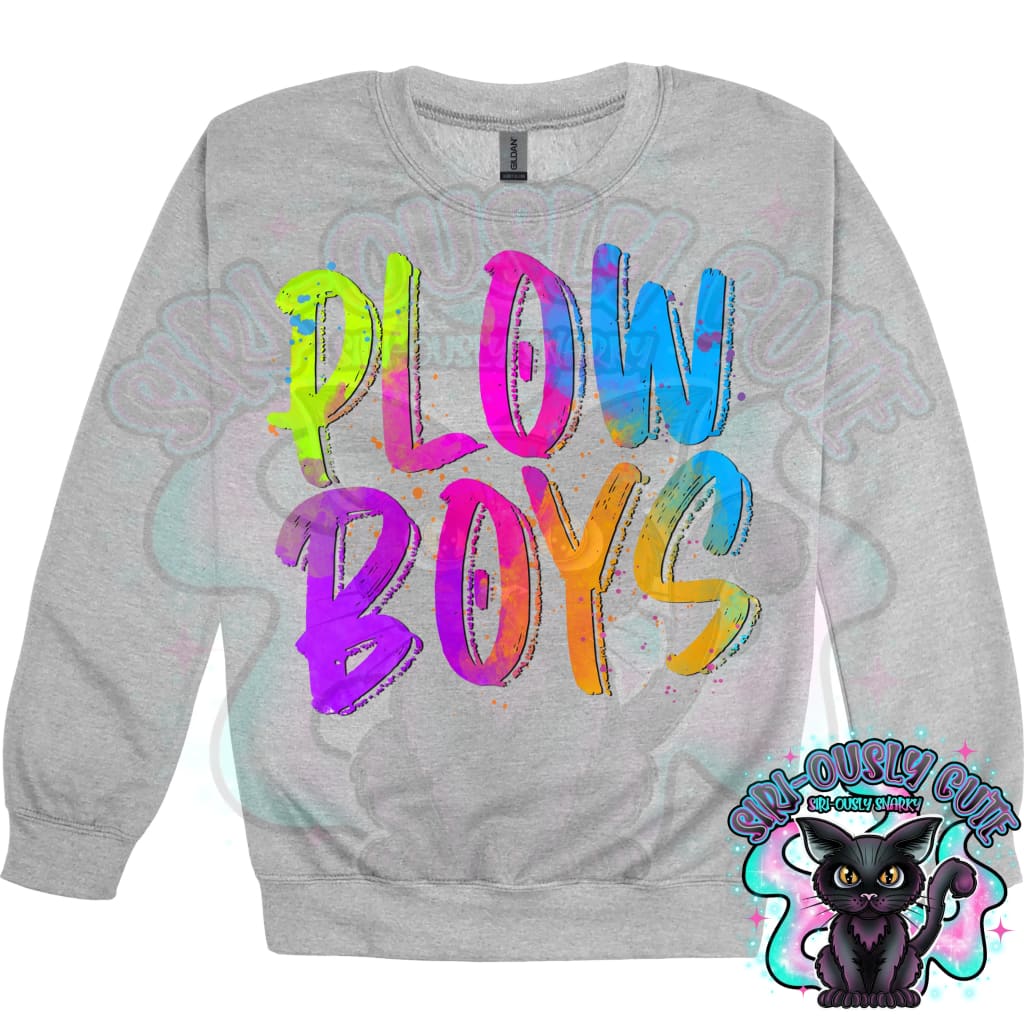 Neon Mascots Plowboys Mascot