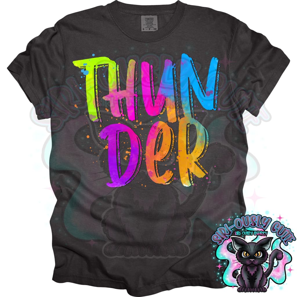 Neon Mascots Thunder Mascot