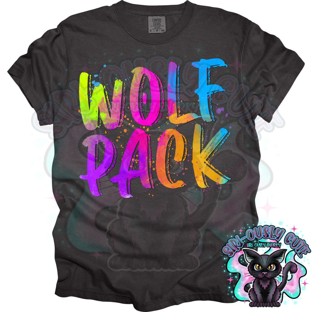 Neon Mascots Wolf Pack Mascot