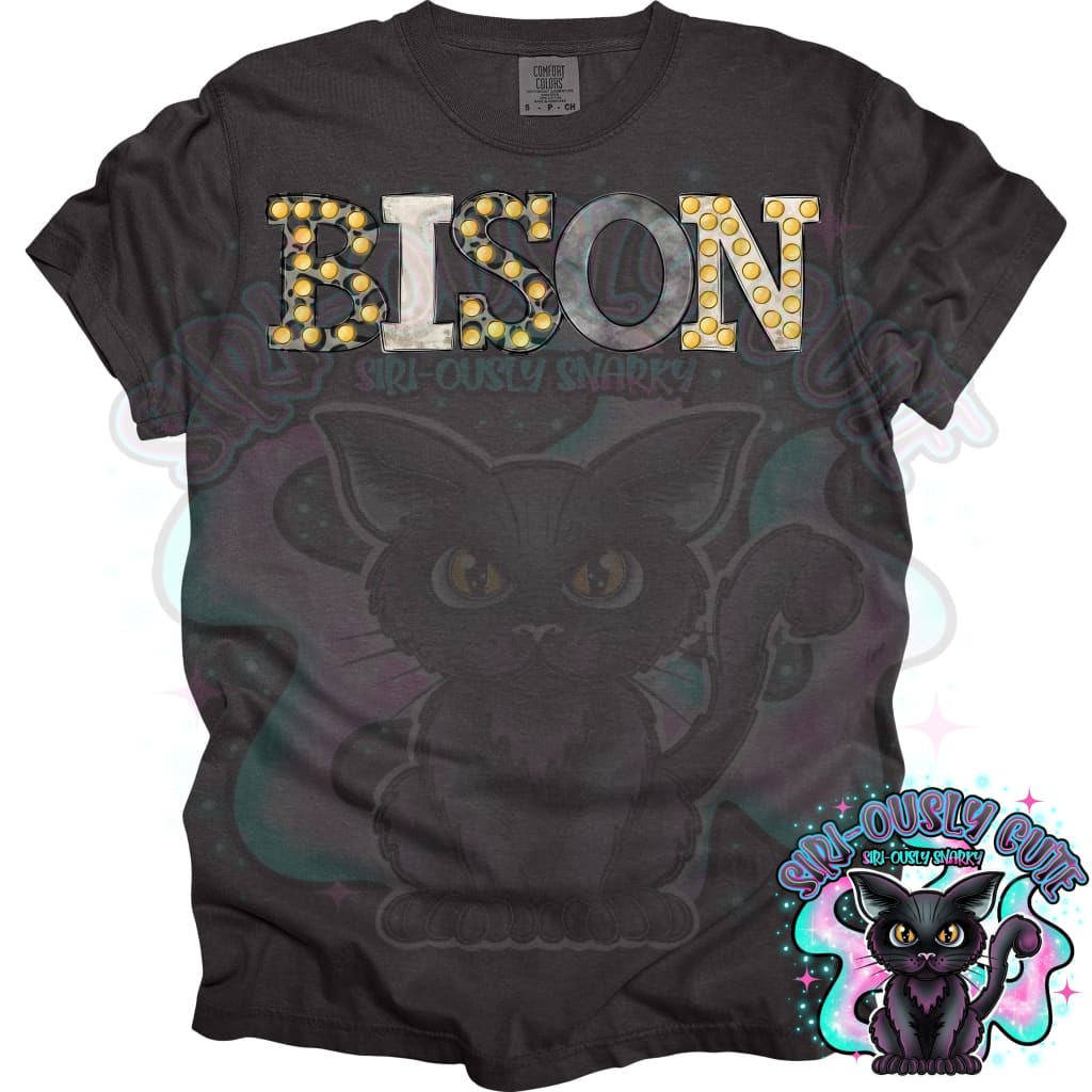 Neutral Marquee Bison Mascot