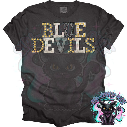 Neutral Marquee Blue Devils Mascot