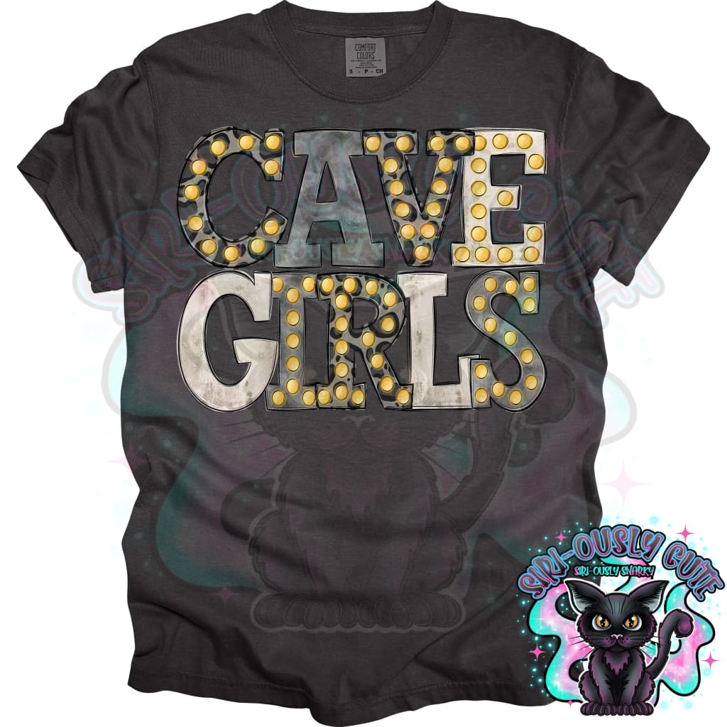 Neutral Marquee Cavegirls Mascot
