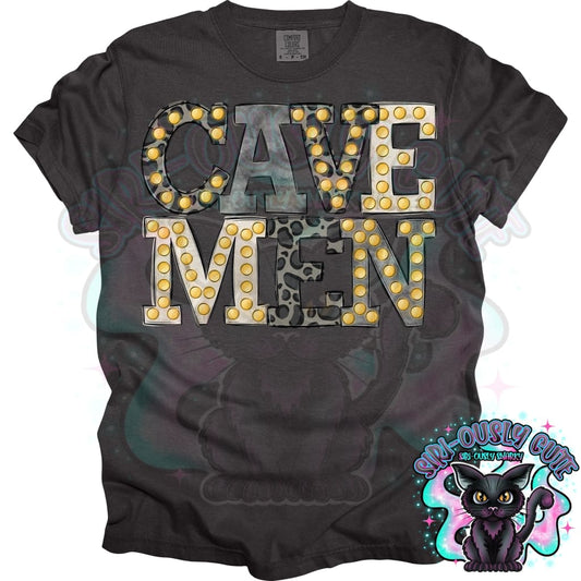 Neutral Marquee Cavemen Mascot