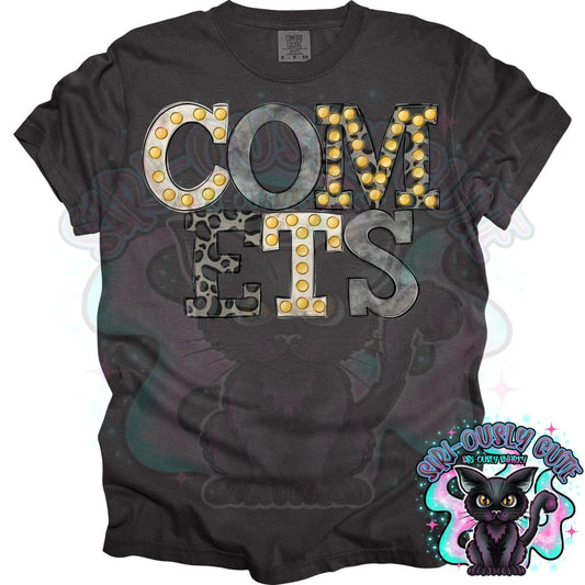 Neutral Marquee Comets Mascot