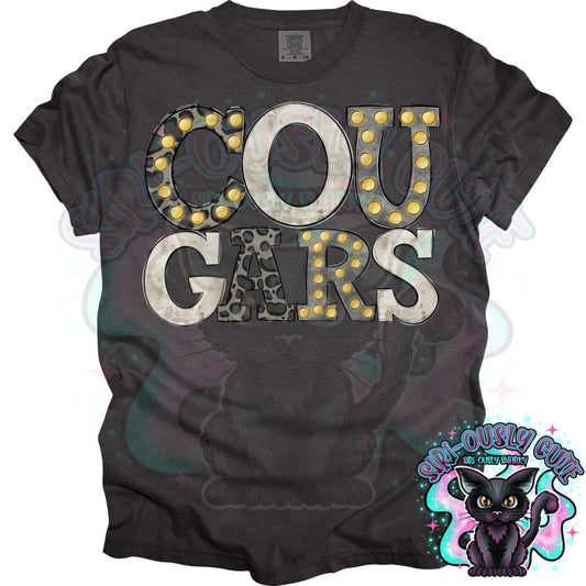 Neutral Marquee Cougars Mascot