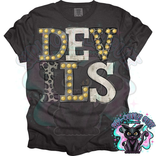 Neutral Marquee Devils Mascot