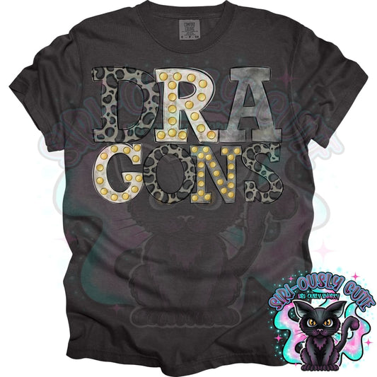 Neutral Marquee Dragons Mascot