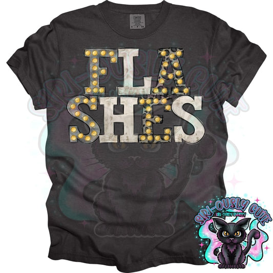 Neutral Marquee Flashes Mascot