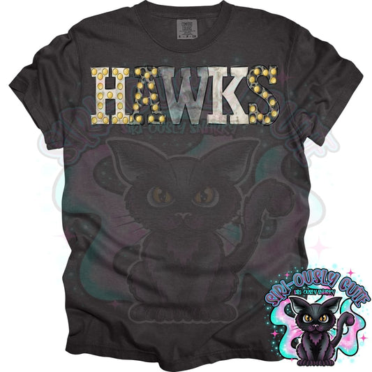 Neutral Marquee Hawks Mascot