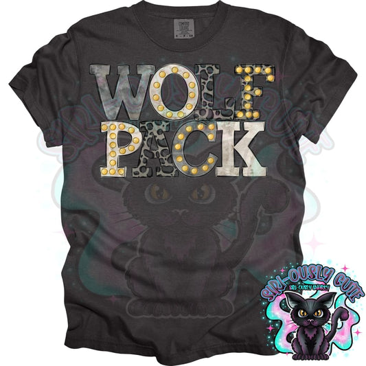 Neutral Marquee Wolfpack Mascot