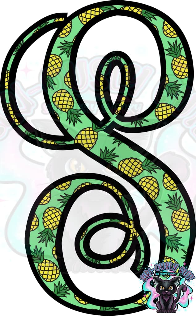 Pineapple Vine Monogram Monogram