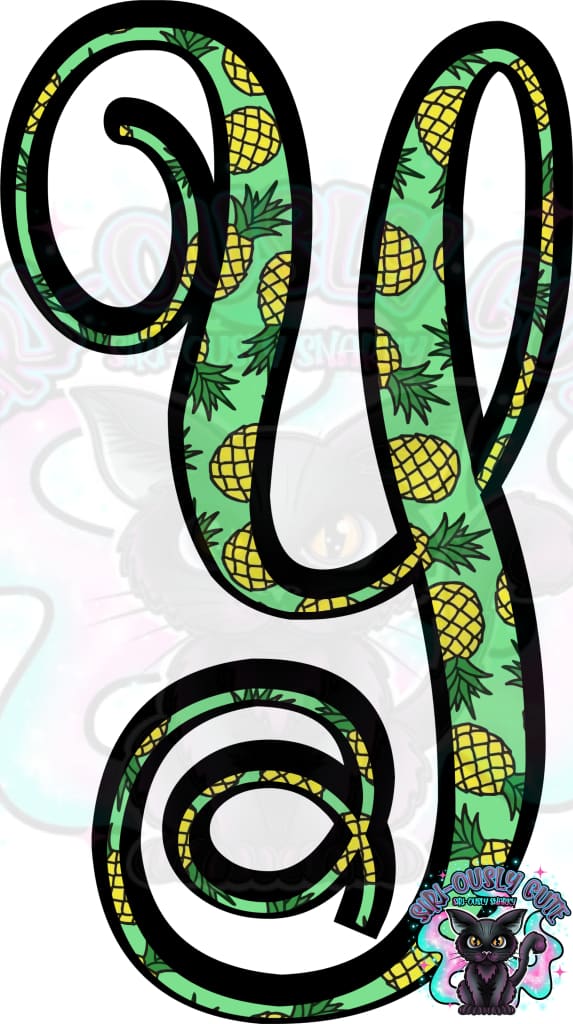 Pineapple Vine Monogram Monogram
