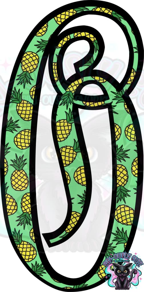 Pineapple Vine Monogram Monogram