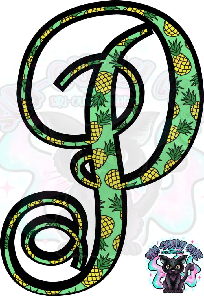Pineapple Vine Monogram Monogram