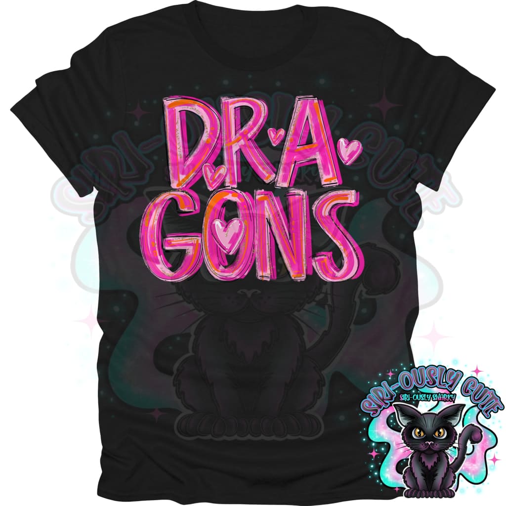 Pretty In Pink Dragons Mascot