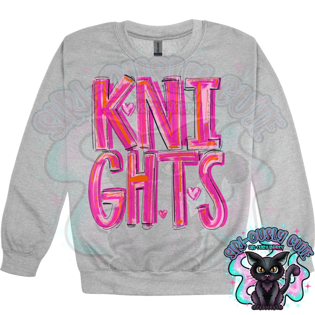 Pretty In Pink Knights 2 Mascot