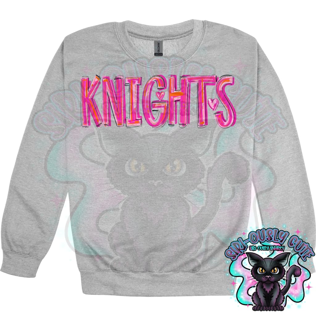 Pretty In Pink Knights Mascot