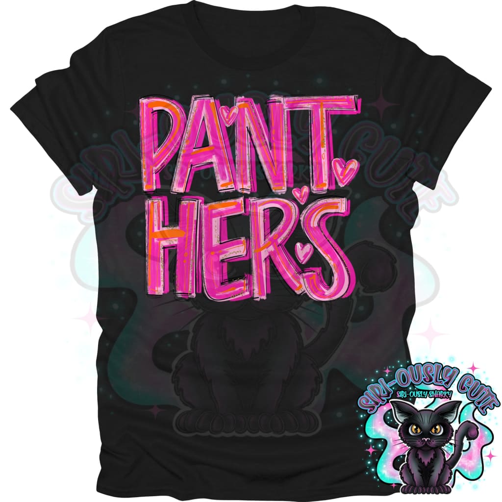 Pretty In Pink Panthers Mascot