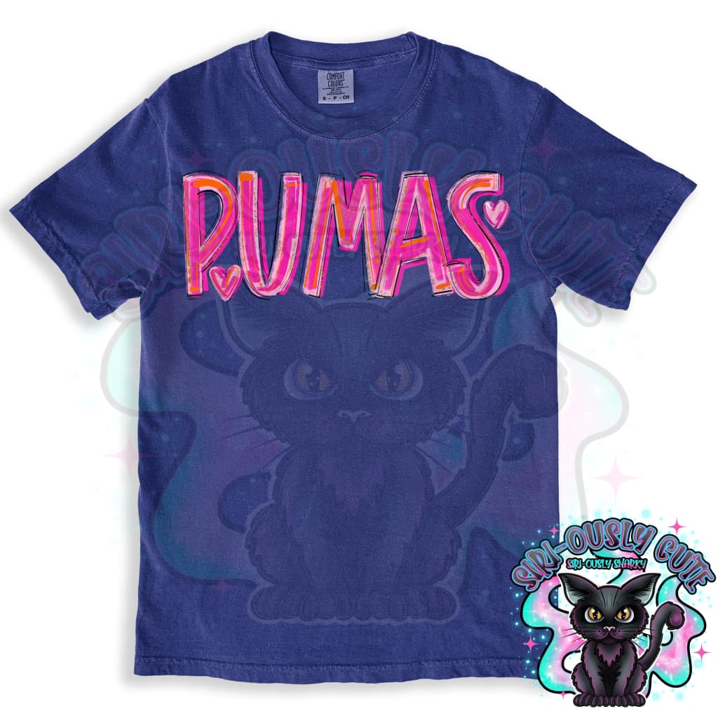 Pretty In Pink Pumas Mascot