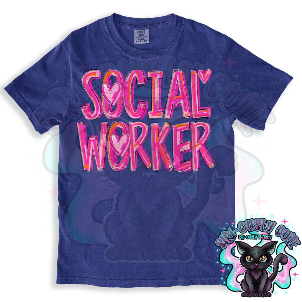 Pretty In Pink Social Worker Clothing