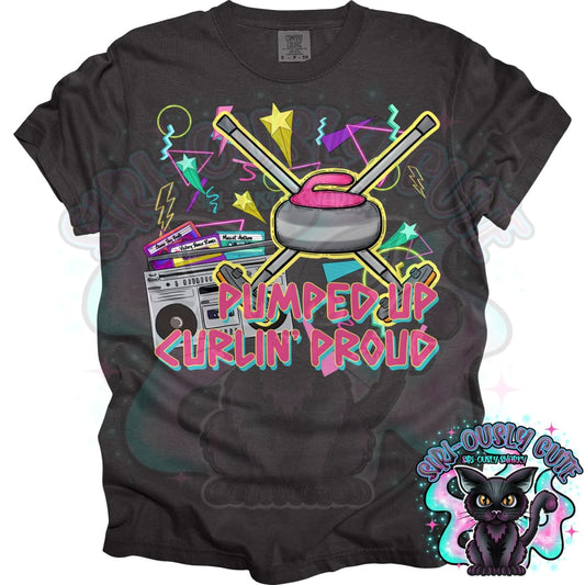 Pumped Up Sports Curling Mascot