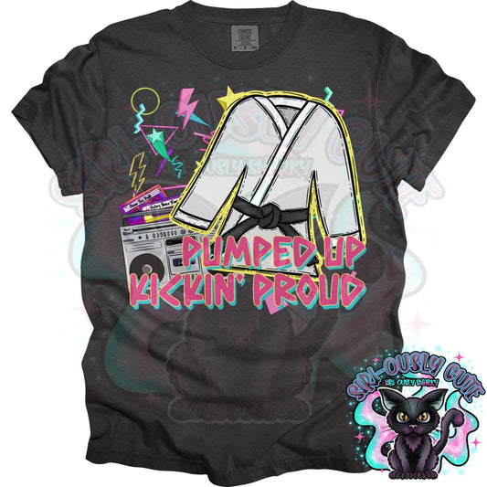 Pumped Up Sports Karate Mascot