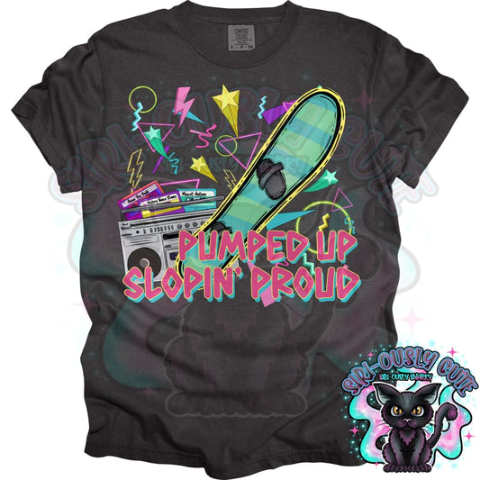 Pumped Up Sports Snowboarding Mascot