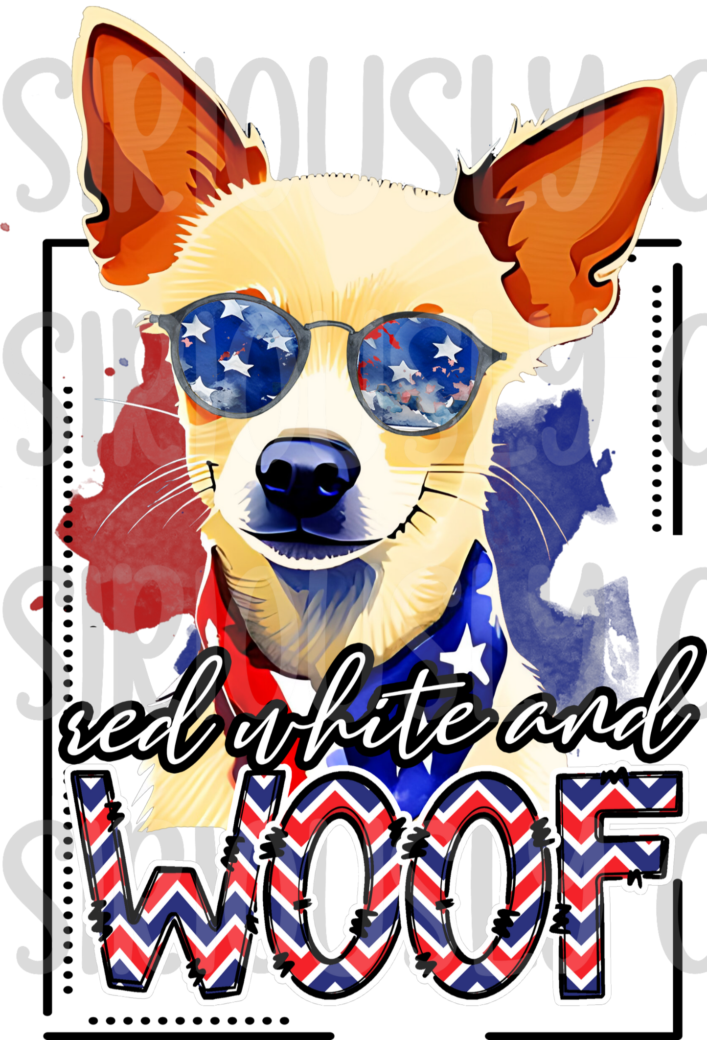 red white and woof chihuahua 2