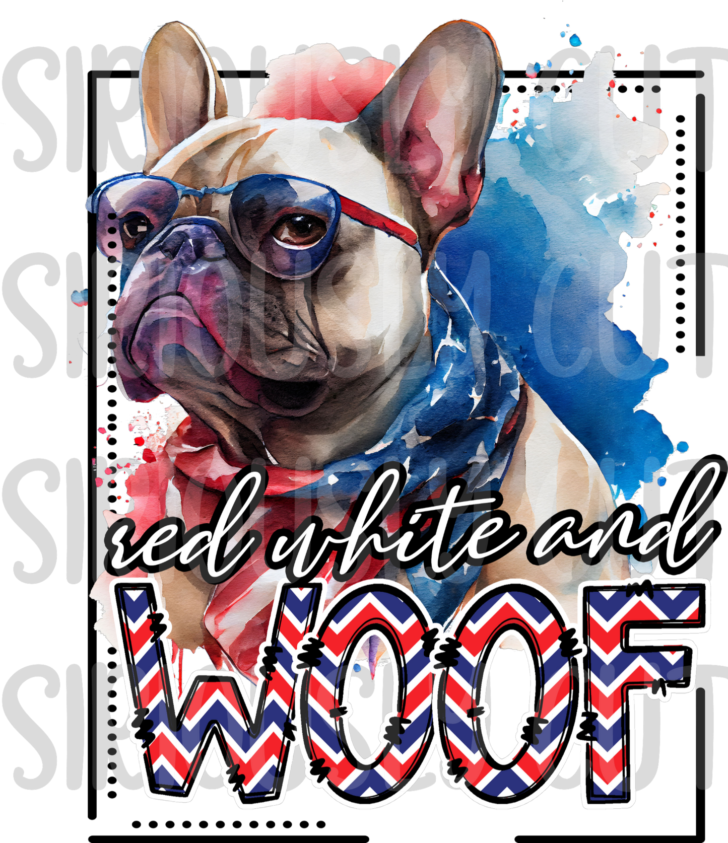 red white and woof frenchie 2