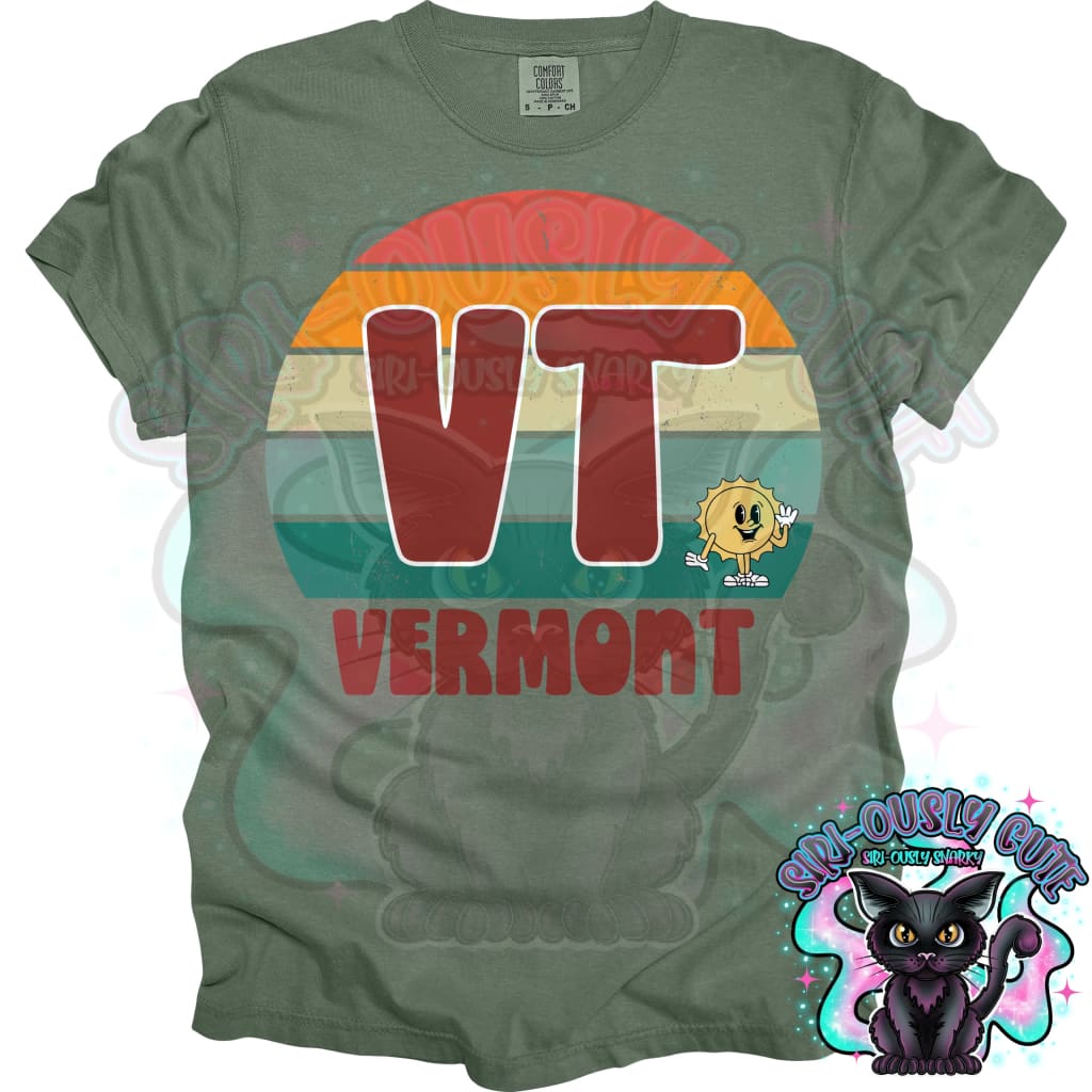 Retro Sunset States - All 50 States 50 States