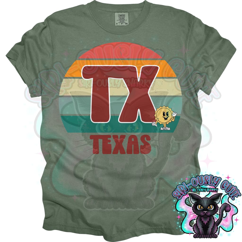Retro Sunset States - All 50 States 50 States