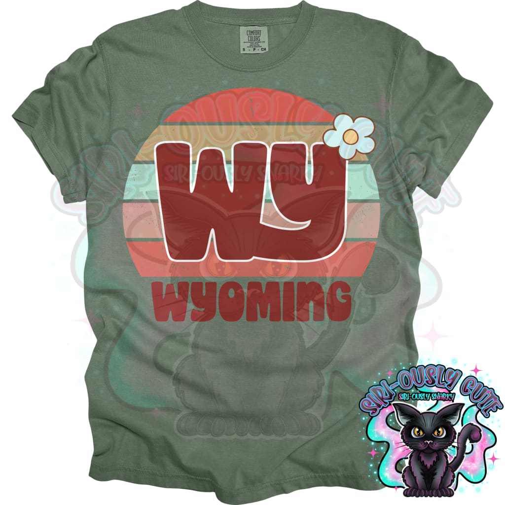 Retro Sunset States Flower - All 50 States 50 States