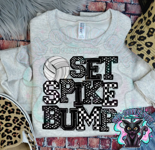 Set Spike Bump Black Mascot