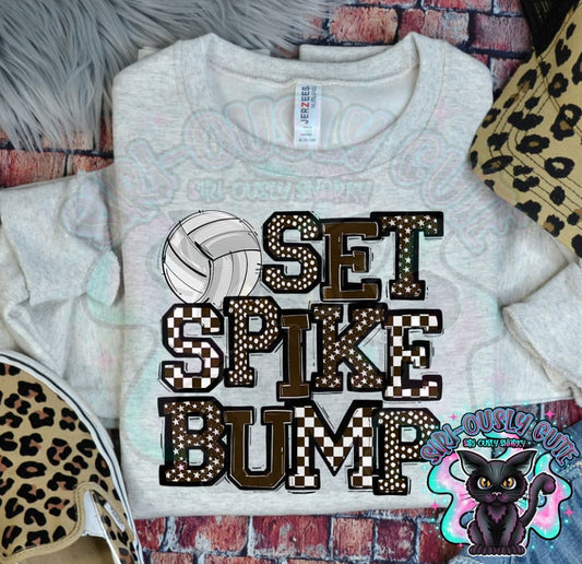 Set Spike Bump Brown Mascot