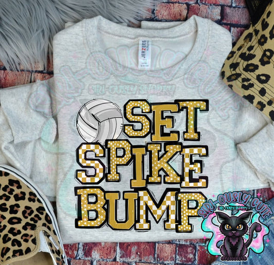 Set Spike Bump Vegas Gold Mascot