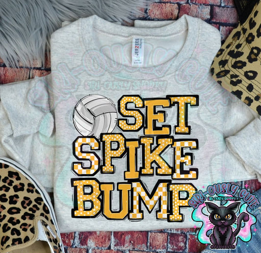 Set Spike Bump Yellow Mascot