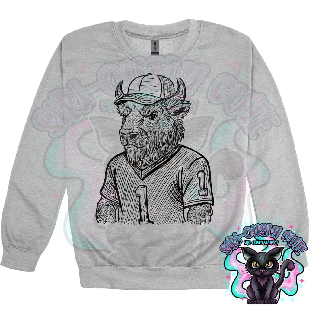 Sketch Jersey Mascot Bison Mascot