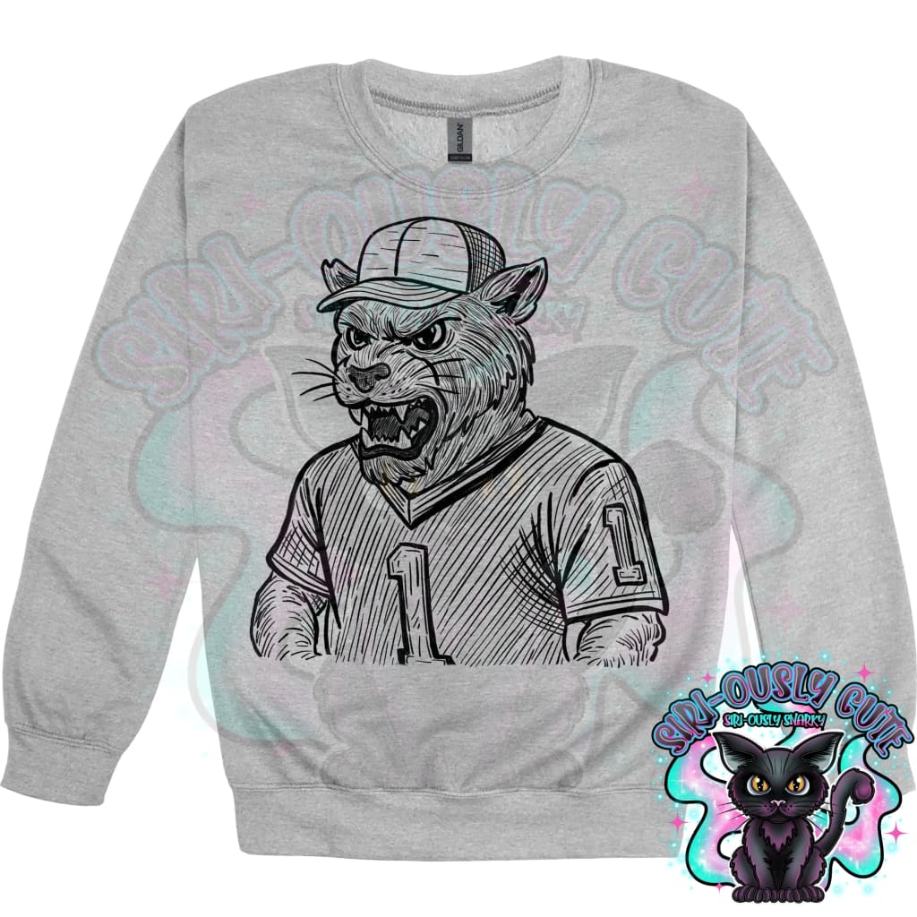 Sketch Jersey Mascot Cougar Mascot