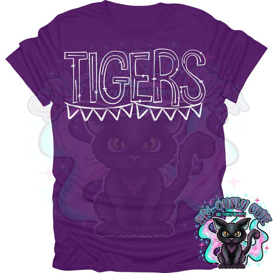 Sketchy Doodle Tigers Mascot