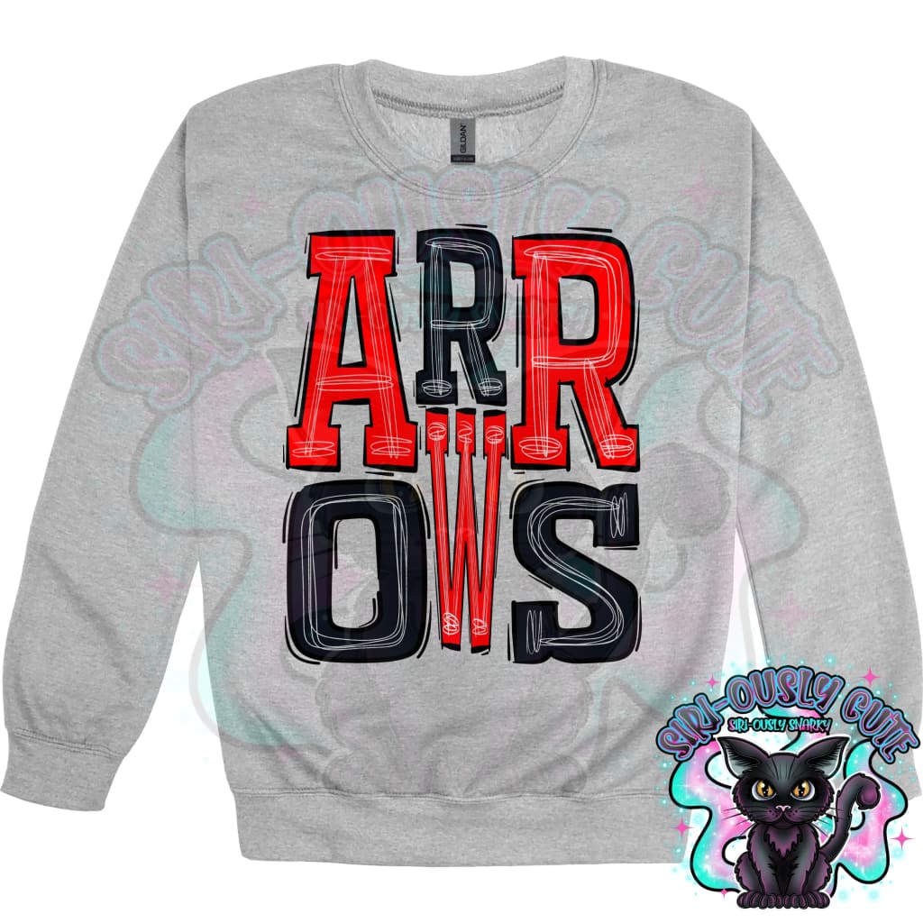 Sporty Arrows - Red Black Mascot