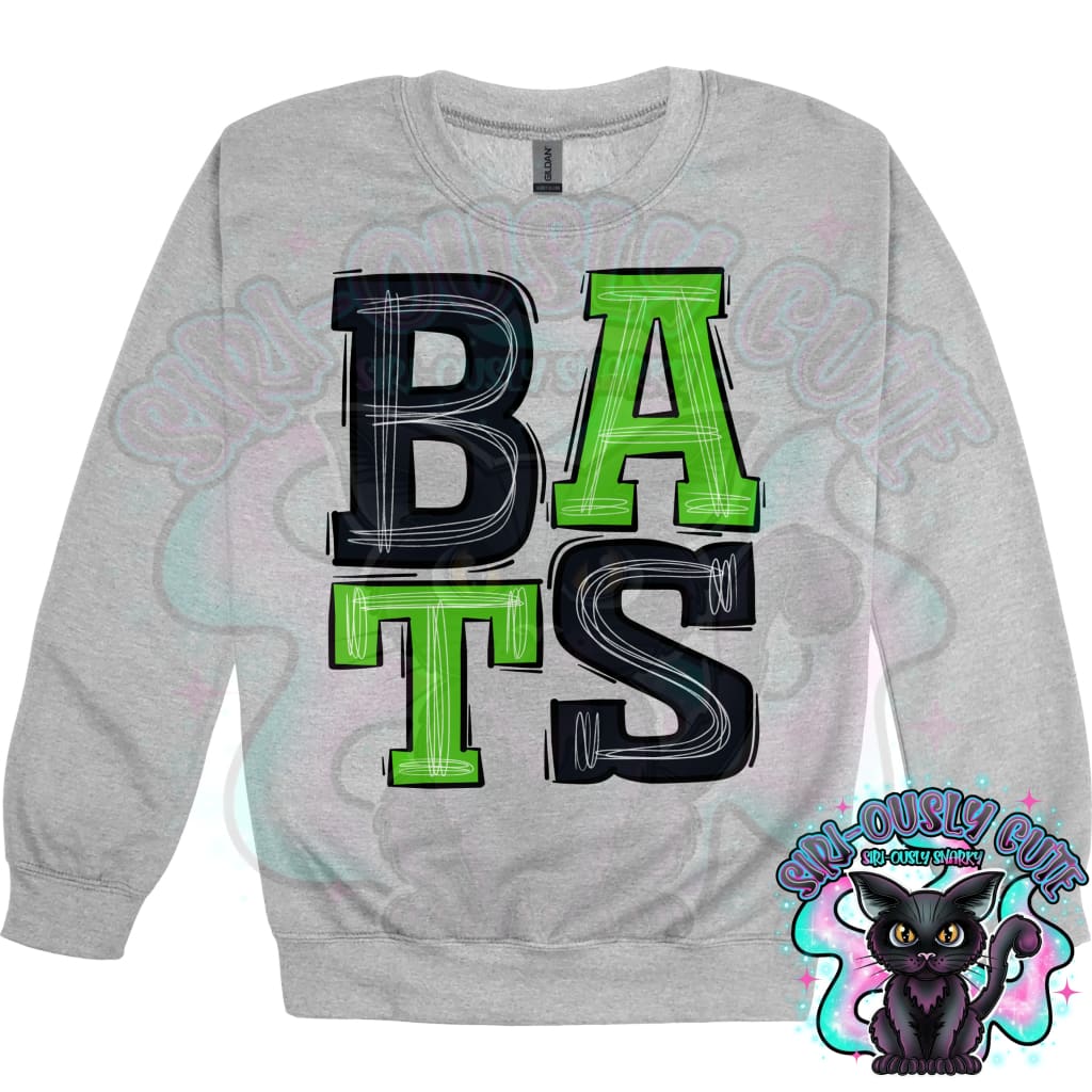 Sporty Bats - Black Green Mascot