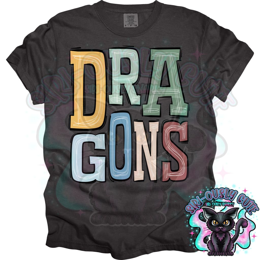 Sporty Boho Dragons Mascot