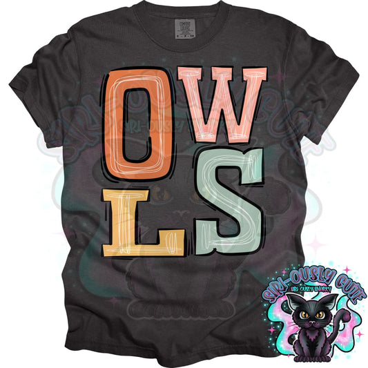 Sporty Boho Owls Mascot