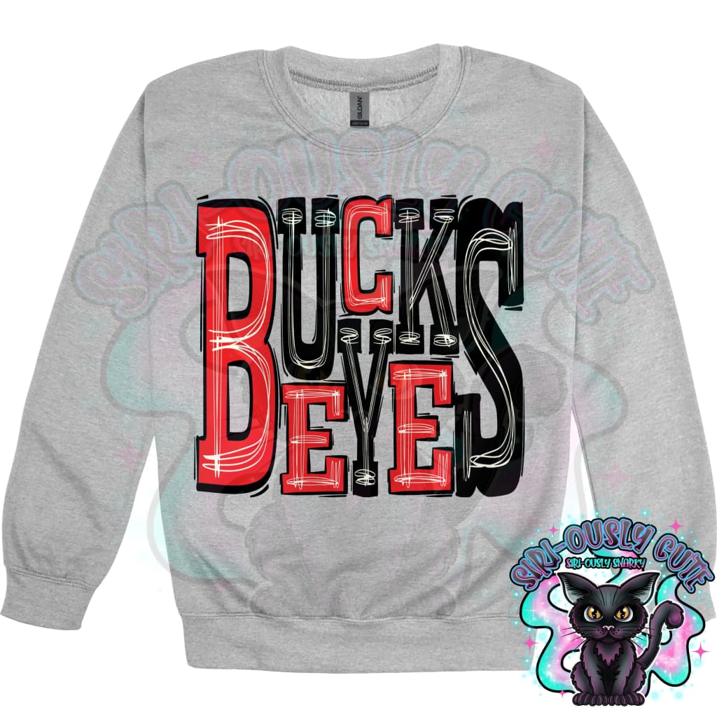 Sporty Buckeyes - Red Black Mascot