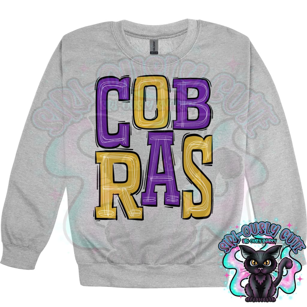 Sporty Cobras - Purple Gold Mascot