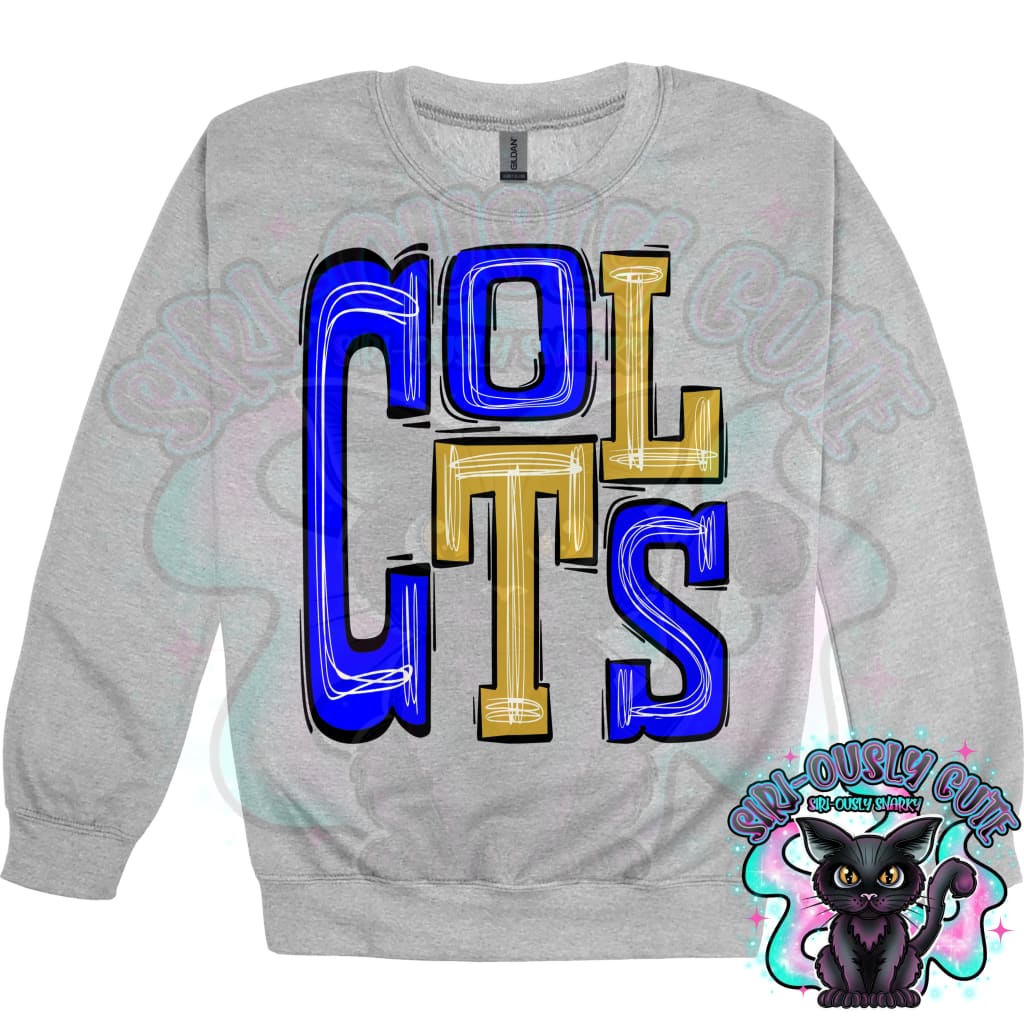 Sporty Colts - Royal Gold Mascot