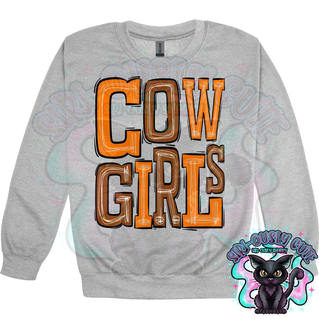 Sporty Cowgirls - Orange Brown Mascot