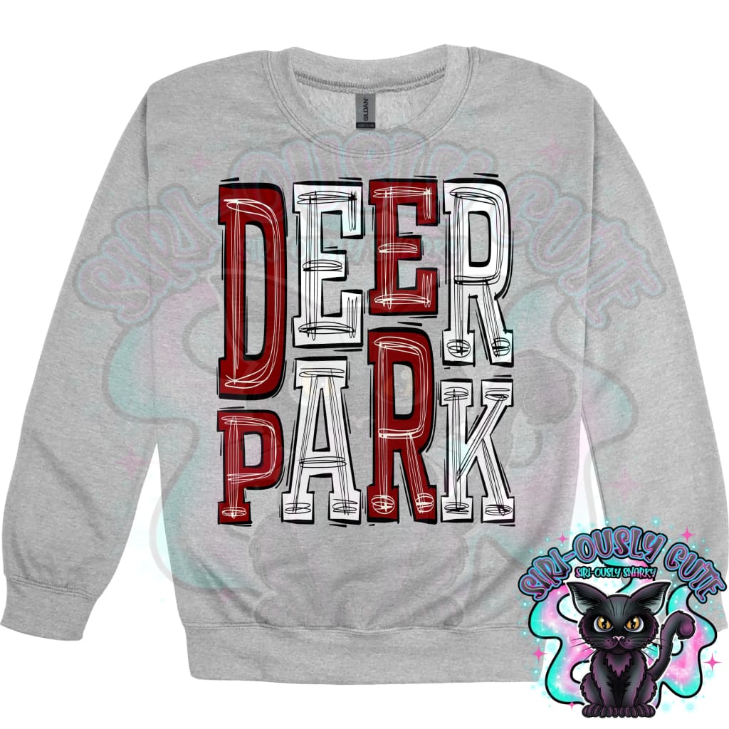Sporty Deer - Park Maroon White Mascot