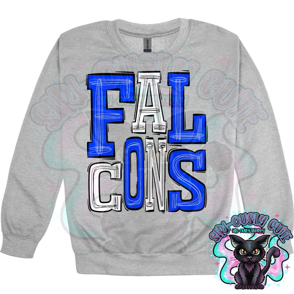 Sporty Falcons - Royal White Mascot