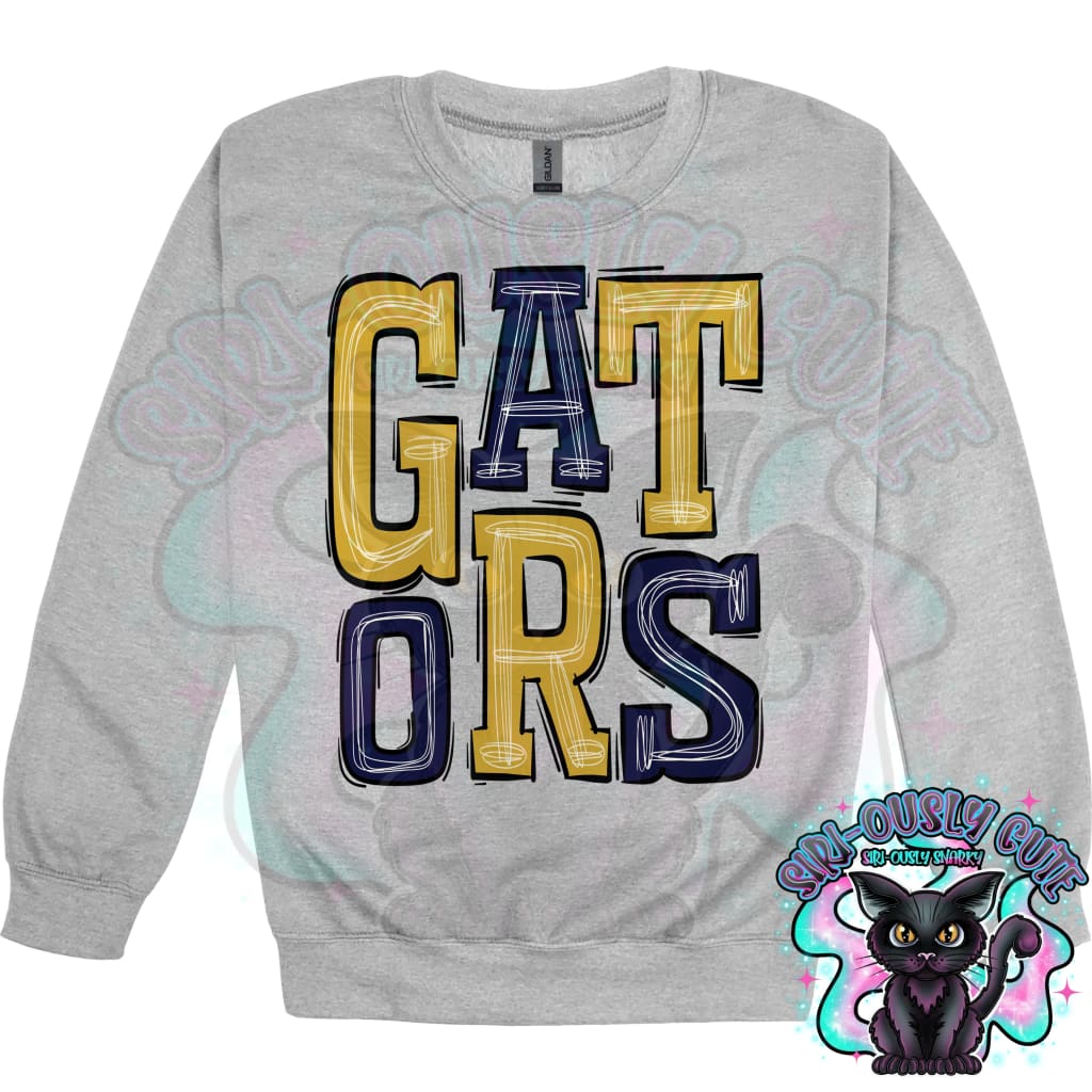 Sporty Gators - Vegas Gold Nav Mascot